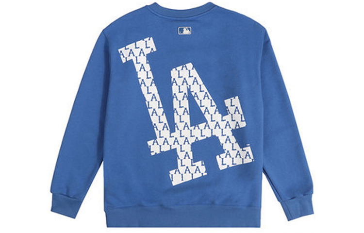 MLB Monogram Series Oversized Logo Pullover Sweatshirt Unisex Blue 31MTM2111-07U 圖 2