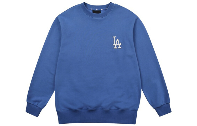 MLB Monogram Series Oversized Logo Pullover Sweatshirt Unisex Blue 31MTM2111-07U 圖 3