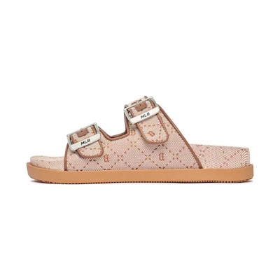 MLB Monogram Slide 'Brown-Red'
