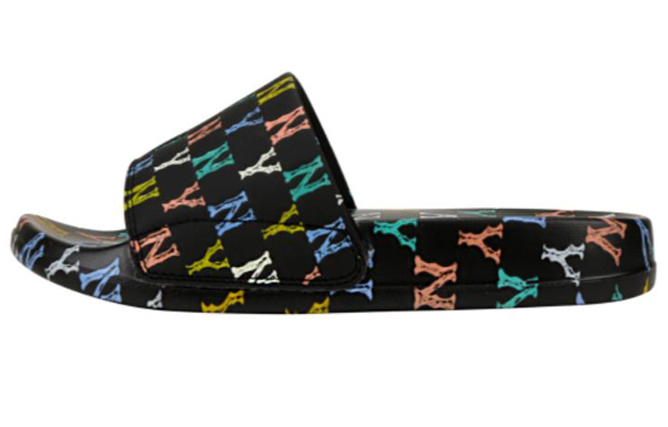 MLB Monogram Slipper 'Black New Mound'