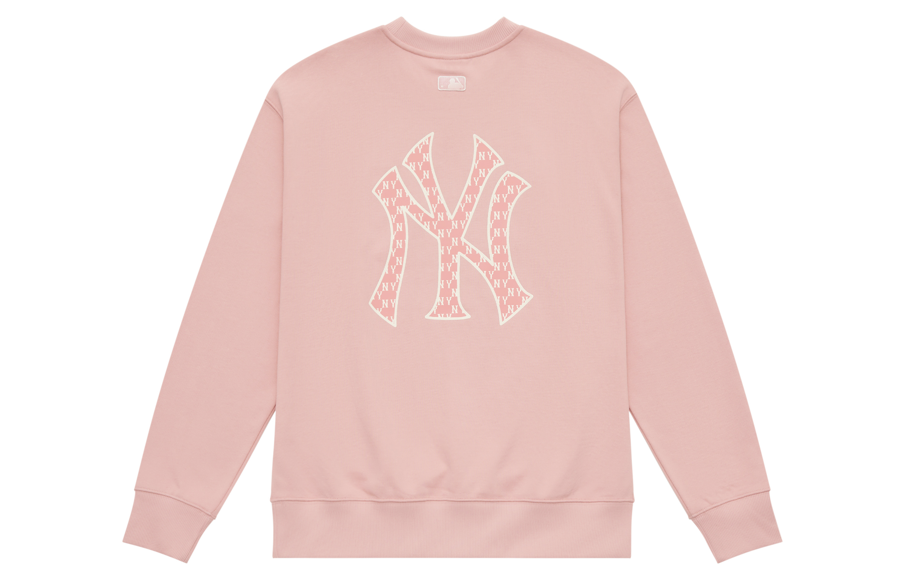 MLB Monogram Yankees Big Logo Crewneck Pink Unisex Sweatshirt Early Fall Edition 3AMTM0444-50PKM 圖 2