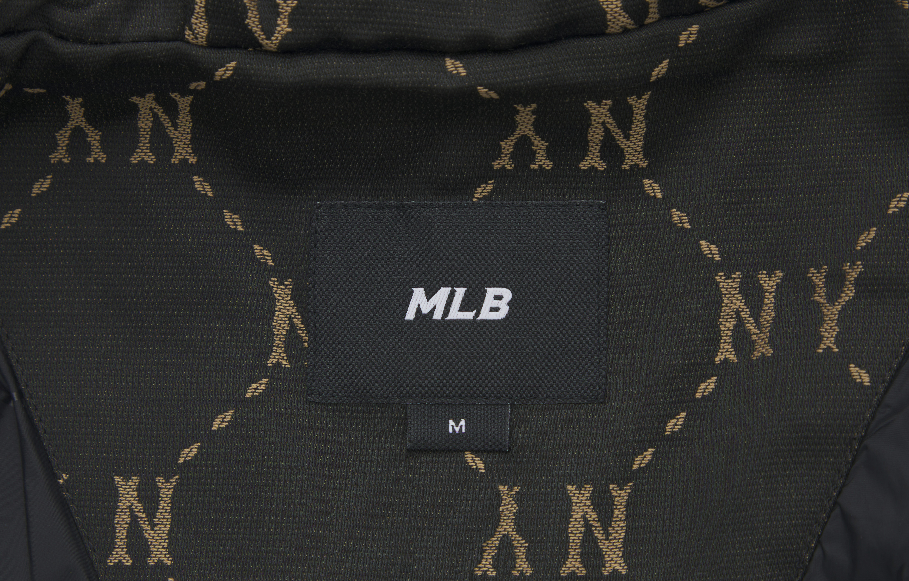 Cheap MLB Monogram Yankees Hoodie Jaket Hoodie Unisex Logo Hitam Bordir 3AWJM0144-50BKS