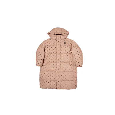 MLB Monogram Zip-Up Hoodie Jacket Unisex - Beige. 3ADJM1746-43BGL