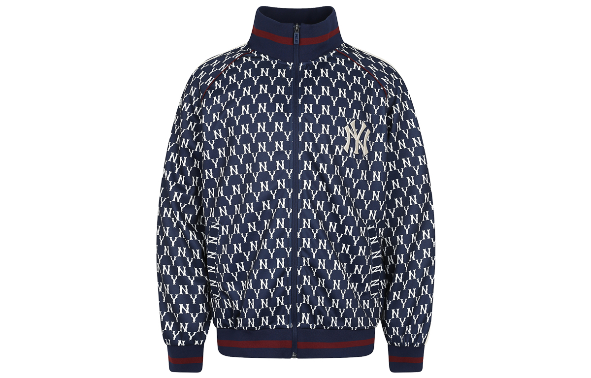 MLB Monogram Zipper Jacket Navy Unisex - Perfect Gift Recommendation 31TRM1031-50N