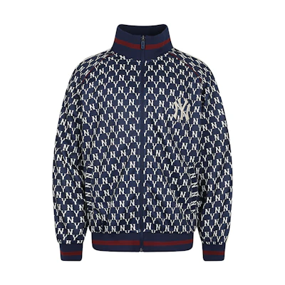 MLB Monogram Zipper Jacket Navy Unisex - Perfect Gift Recommendation 31TRM1031-50N
