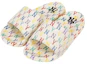 Order MLB 圆形字母标拖鞋 '白色' 32SHHM111-50W