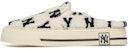 MLB Mule Fleece Monogram 'Putih Low-Top' 3AMUUWS26-50CRS