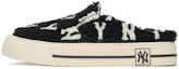 Buy MLB Mule Fleece Monogram Slip-On 'Hitam' 3AMUUWS26-50BKS