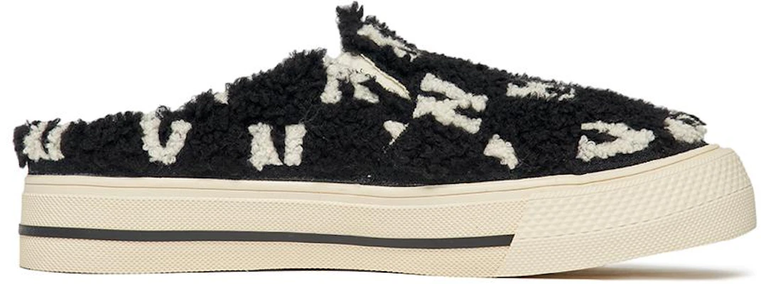 MLB Mule Fleece Monogram Slip-On 'Hitam' 3AMUUWS26-50BKS Order MLB Mule Fleece Monogram Slip-On 'Hitam' 3AMUUWS26-50BKS