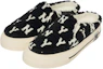 Lookbook MLB Mule Fleece Monogram Slip-On 'Hitam' 3AMUUWS26-50BKS