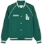 Buy MLB Naglan Los Angeles Dodgers Logo Print V-Neck Retro Jacket Green Unisex 3AJPV0841-07GND