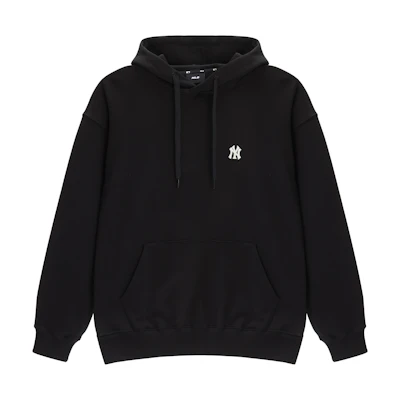 MLB New York Yankees 23FW Basic Casual Oversized Hoodie Unisex Black 3AHDB0134-50BKS