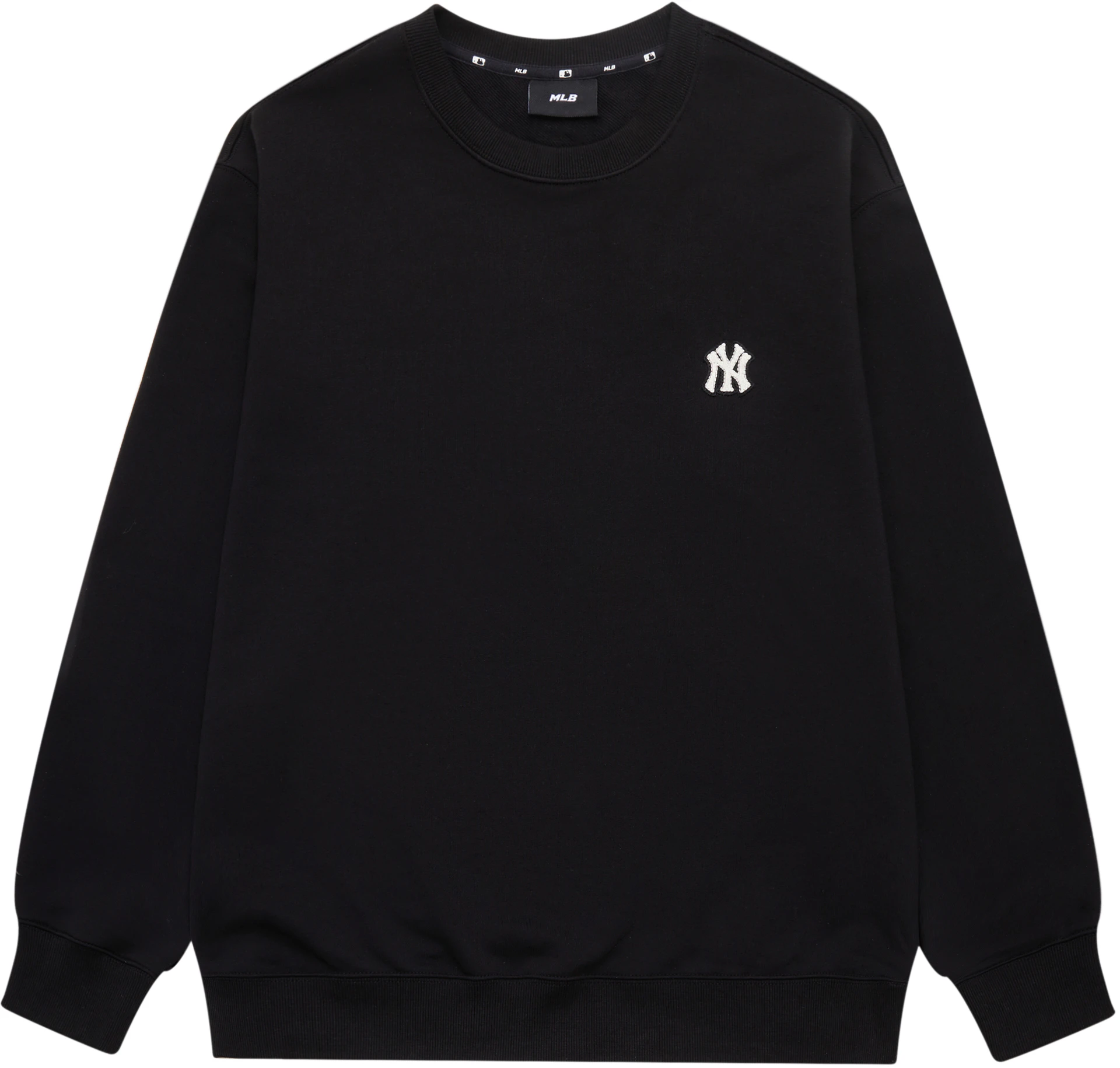 mlb-new-york-yankees-23-fw-black-casual-loose-crewneck-sweatshirt-unisex-3-amtb-0134-50-bks