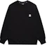 Buy MLB New York Yankees 23FW Black Casual Loose Crewneck Sweatshirt Unisex 3AMTB0134-50BKS