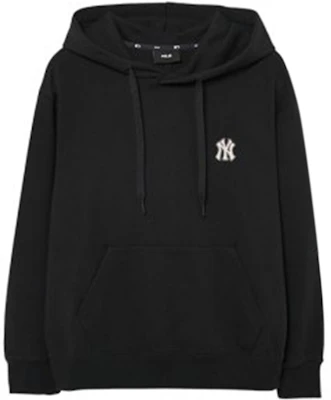 MLB 紐約洋基 23FW 復古時尚寬鬆字母連帽衫 男女款 黑色 3AHDM0334-50BKS Lookbook MLB 紐約洋基 23FW 復古時尚寬鬆字母連帽衫 男女款 黑色 3AHDM0334-50BKS
