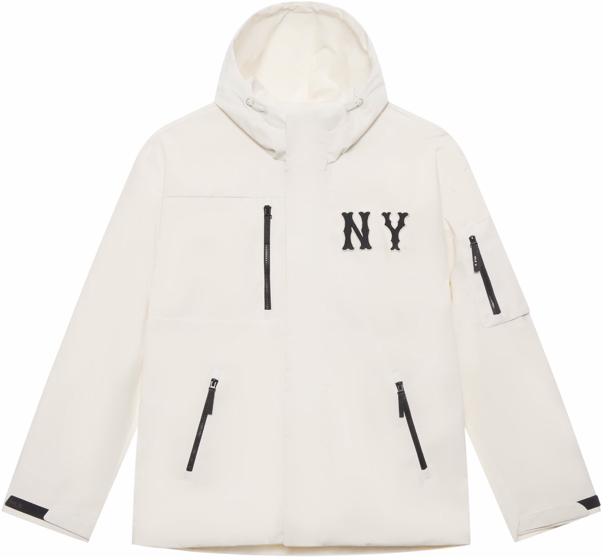mlb-new-york-yankees-24-fw-cream-unisex-hoodie-jacket-water-resistant-casual-wear-3-awjb-0644-50-crm