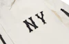 Sizing MLB New York Yankees 24FW Cream Unisex Hoodie Jacket - Water-Resistant Casual Wear. 3AWJB0644-50CRM