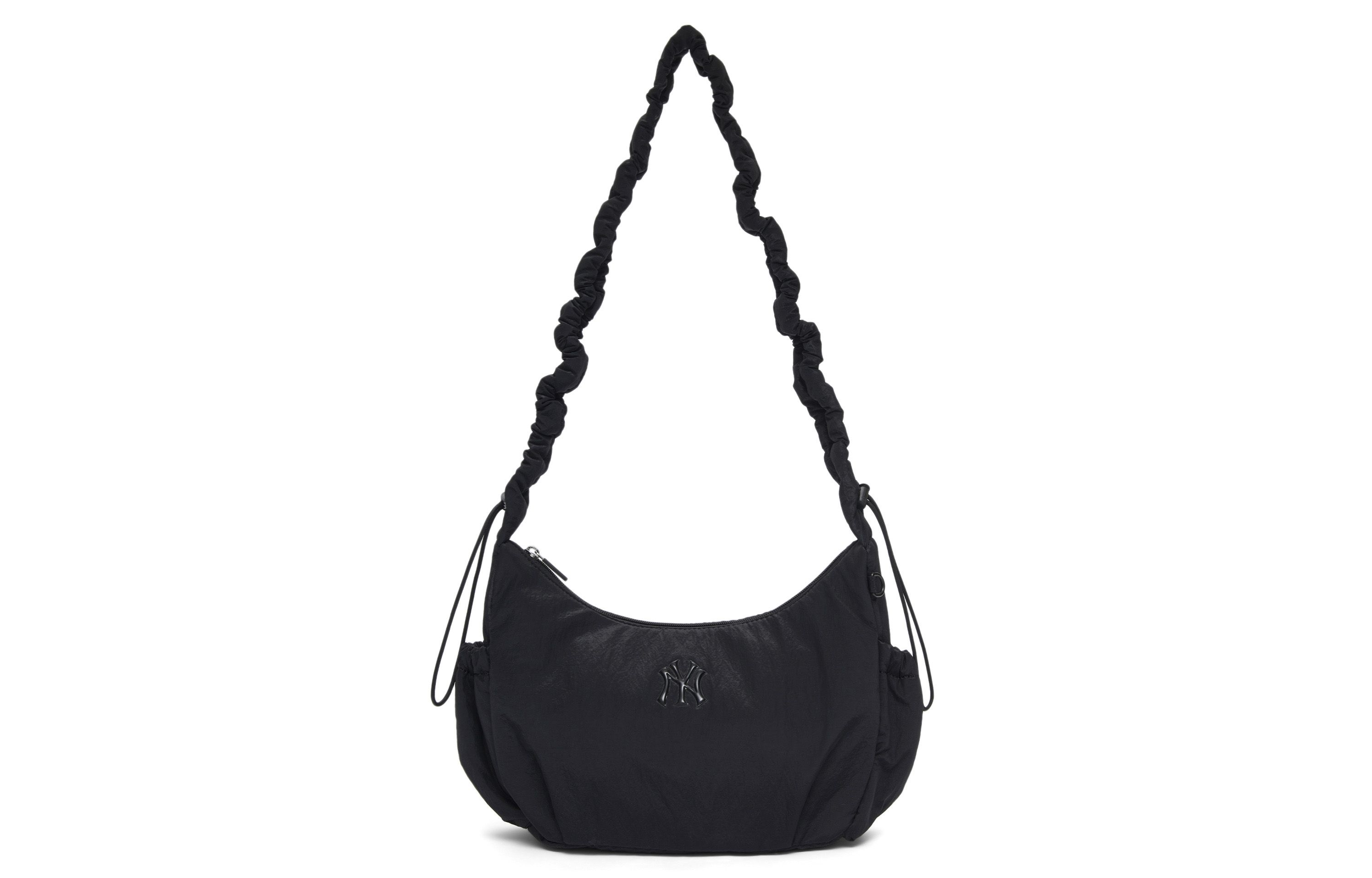 MLB New York Yankees Adjustable Nylon Crossbody Bag Unisex Black Casual Travel 3ABQA015N-50BKS