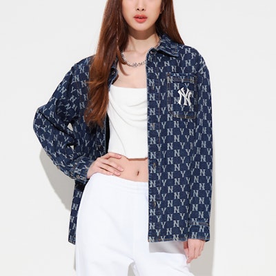 Camiseta Vaquera MLB Yankees NY Unisex Manga Larga Casual Azul. 3ADRMN321-50BLS Shop Camiseta Vaquera MLB Yankees NY Unisex Manga Larga Casual Azul. 3ADRMN321-50BLS