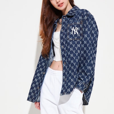 Camiseta Vaquera MLB Yankees NY Unisex Manga Larga Casual Azul. 3ADRMN321-50BLS Purchase Camiseta Vaquera MLB Yankees NY Unisex Manga Larga Casual Azul. 3ADRMN321-50BLS