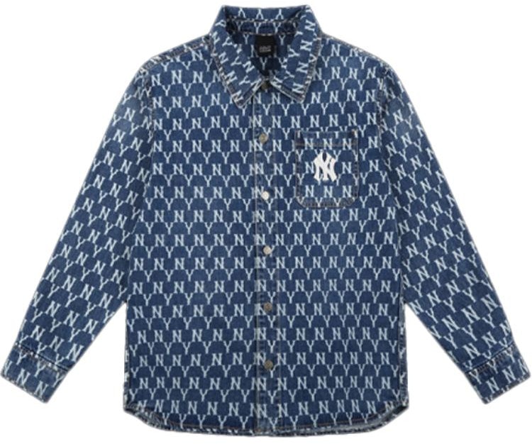 mlb-new-york-yankees-all-over-logo-denim-shirt-dark-blue-unisex-long-sleeve-31-wsn-3111-50-u