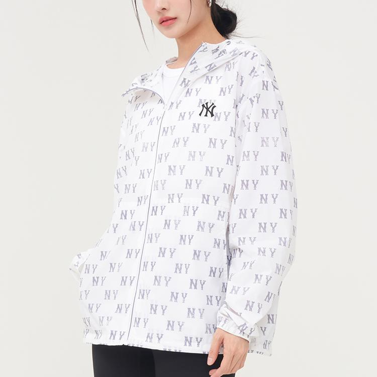 MLB New York Yankees All-Over Print Cooling Hoodie Jacket Unisex Gray 3AWJM0753-50GRS 圖 6