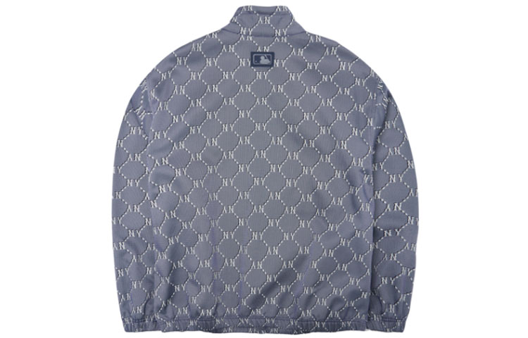 Lookbook Jaket Windbreaker Pria MLB New York Yankees All-Over Print Biru 3LWJM0321-50NYL