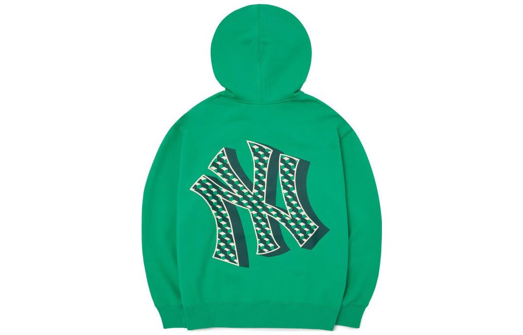 MLB New York Yankees Back Logo Hoodie Unisex Green 3AHDM0424-50GNS