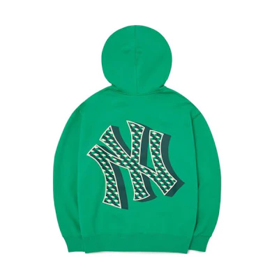 MLB New York Yankees Back Logo Hoodie Unisex Green 3AHDM0424-50GNS