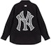 Order MLB New York Yankees Back Logo Letter Graphic Long Sleeve Shirt Unisex Black 3AWS03121-50BKS
