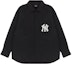 Lookbook MLB New York Yankees Back Logo Letter Graphic Long Sleeve Shirt Unisex Black 3AWS03121-50BKS