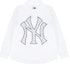 Buy MLB New York Yankees Kaos Lengan Panjang Logo Belakang Unisex Putih. 3AWS03121-50WHS
