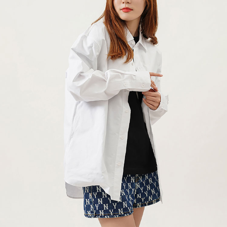 Cheap MLB New York Yankees Kaos Lengan Panjang Logo Belakang Unisex Putih. 3AWS03121-50WHS