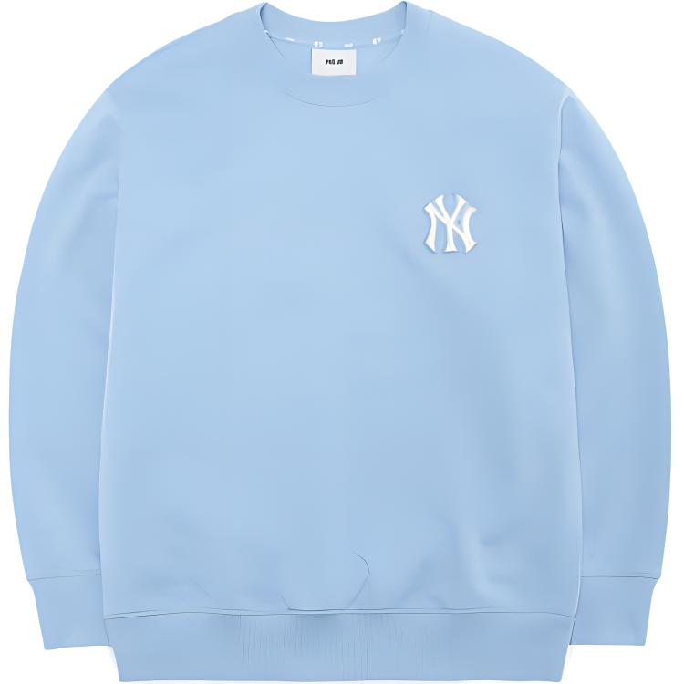 MLB New York Yankees Back Print Crewneck Pullover Sweatshirt Blue Unisex 3AMTI0121-50BLL