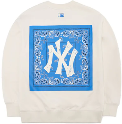 MLB 뉴욕 양키스 백 프린트 크루넥 풀오버 스웻셔츠 화이트 유니섹스 3AMTI0121-50CRS Order MLB 뉴욕 양키스 백 프린트 크루넥 풀오버 스웻셔츠 화이트 유니섹스 3AMTI0121-50CRS
