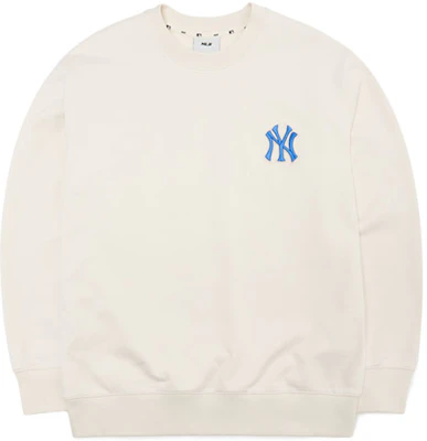 MLB 뉴욕 양키스 백 프린트 크루넥 풀오버 스웻셔츠 화이트 유니섹스 3AMTI0121-50CRS Lookbook MLB 뉴욕 양키스 백 프린트 크루넥 풀오버 스웻셔츠 화이트 유니섹스 3AMTI0121-50CRS