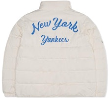 MLB New York Yankees Back Print Puffer Jacket Unisex Off-White. 3ADJEC326-50CRS MLB New York Yankees Back Print Puffer Jacket Unisex Off-White. 3ADJEC326-50CRS