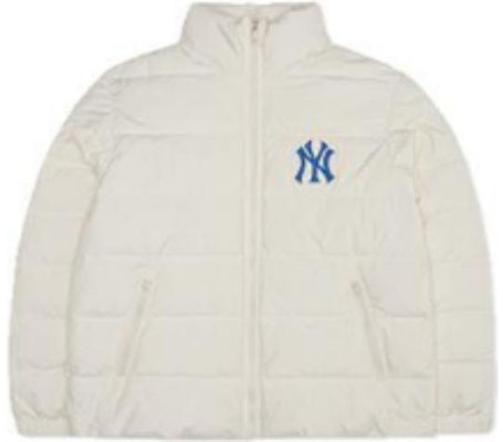 Chaqueta Acolchada Unisex MLB New York Yankees Estampado Espalda Off-White. 3ADJEC326-50CRS Lookbook Chaqueta Acolchada Unisex MLB New York Yankees Estampado Espalda Off-White. 3ADJEC326-50CRS