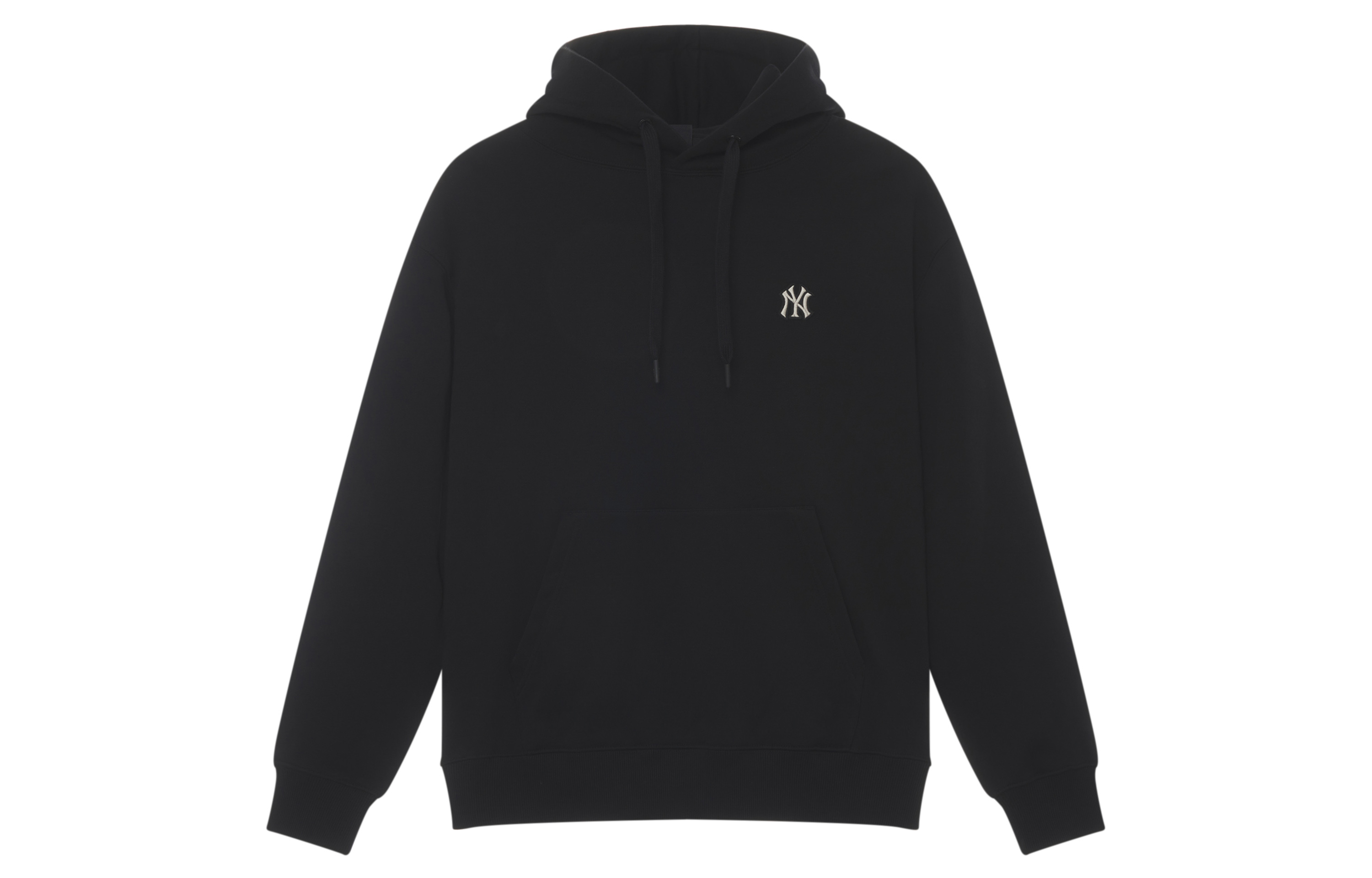 MLB New York Yankees Basic 24FW Black Pullover Hoodie Unisex Casual Pocket Design 3AHDB0144-50BKS