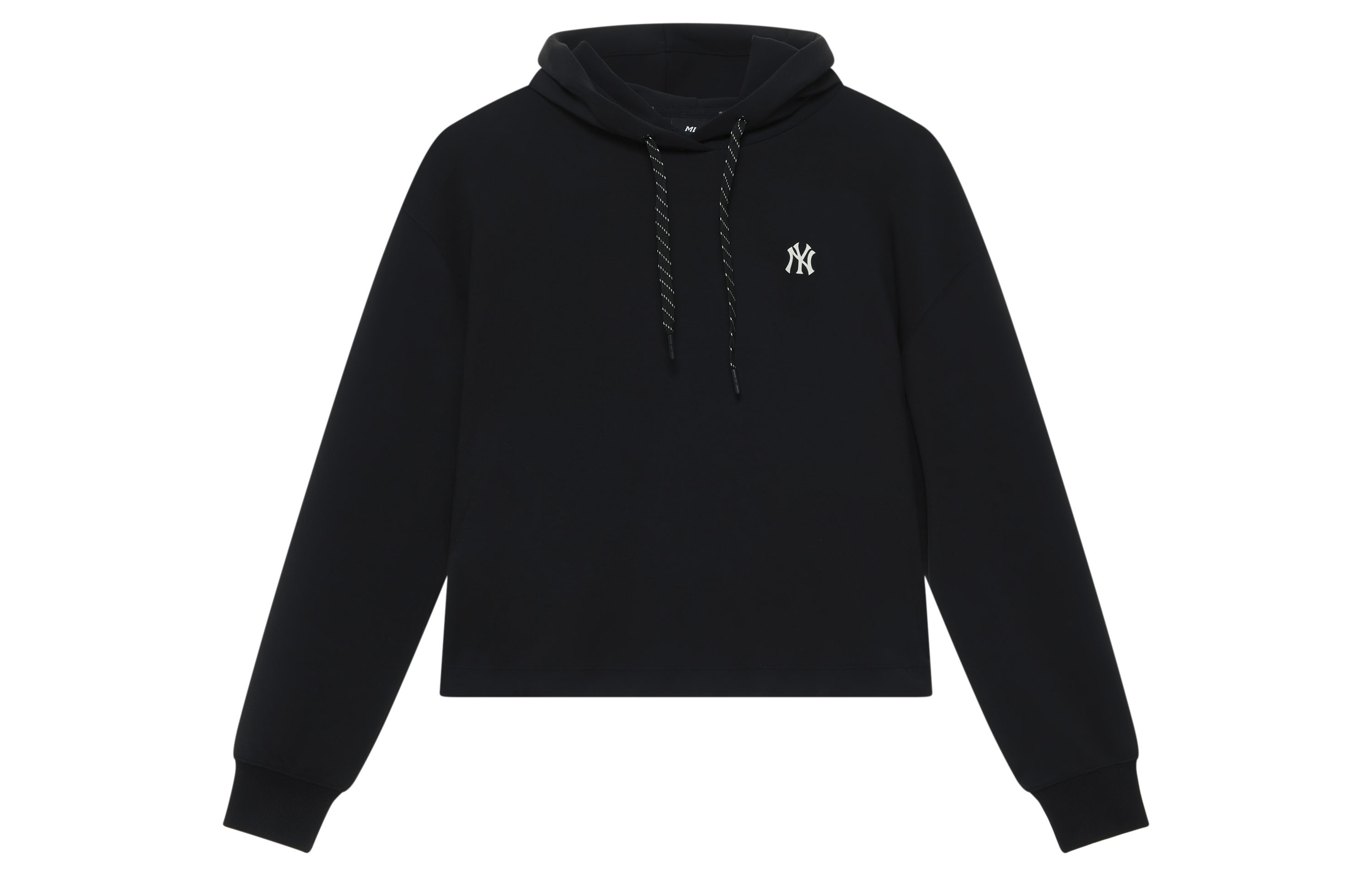 MLB New York Yankees Basic 24FW Unisex Black Modal Knit Hoodie 3FHDBA144-50BKS