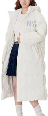 MLB ニューヨーク・ヤンキース FW24 ロングパファージャケット クリーム ユニセックス 3ADJB2246-50CRS Shop MLB ニューヨーク・ヤンキース FW24 ロングパファージャケット クリーム ユニセックス 3ADJB2246-50CRS