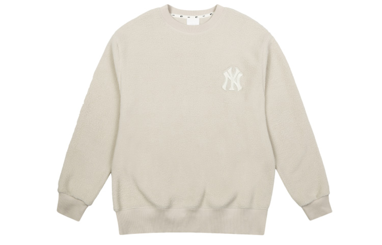 MLB New York Yankees Basic Logo Crewneck Sweatshirt Unisex Off-White 31MTF1061-50B