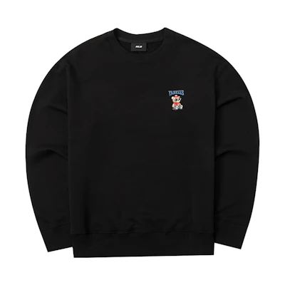 MLB New York Yankees Bear Crewneck Sweatshirt Black ( Casual Sportswear) 3AMTE0144-50BKS