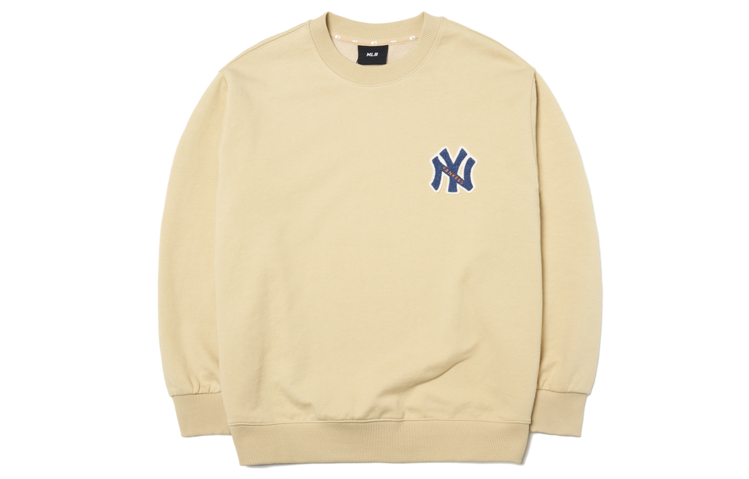 MLB New York Yankees Beige Crewneck Unisex Sweatshirt 3AMTB0214-50BGS