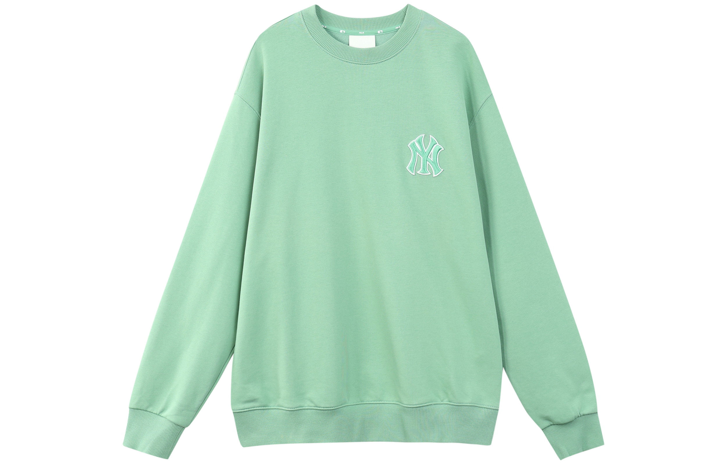 MLB New York Yankees Big Logo Green Crewneck Sweatshirt Unisex 31MT05111-50K