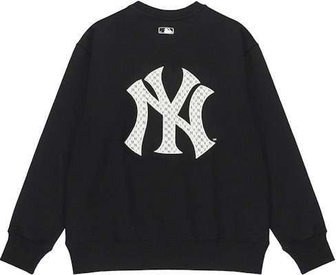 MLB New York Yankees Black Crewneck Logo Sweatshirt Unisex Pullover. 3AMTM0124-50BKS Order MLB New York Yankees Black Crewneck Logo Sweatshirt Unisex Pullover. 3AMTM0124-50BKS
