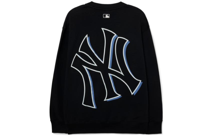 MLB New York Yankees Black Crewneck Pullover Sweatshirt Unisex 3AMTB0431-50BKS