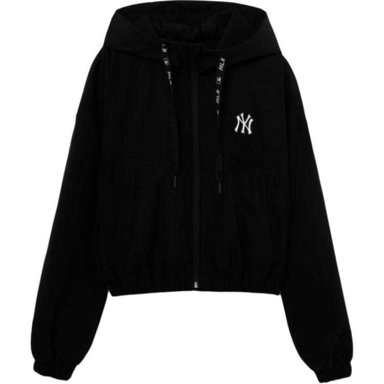 MLB New York Yankees Black Crewneck Sweatshirt Unisex with Logo Print 3FWJB0131-50BKS