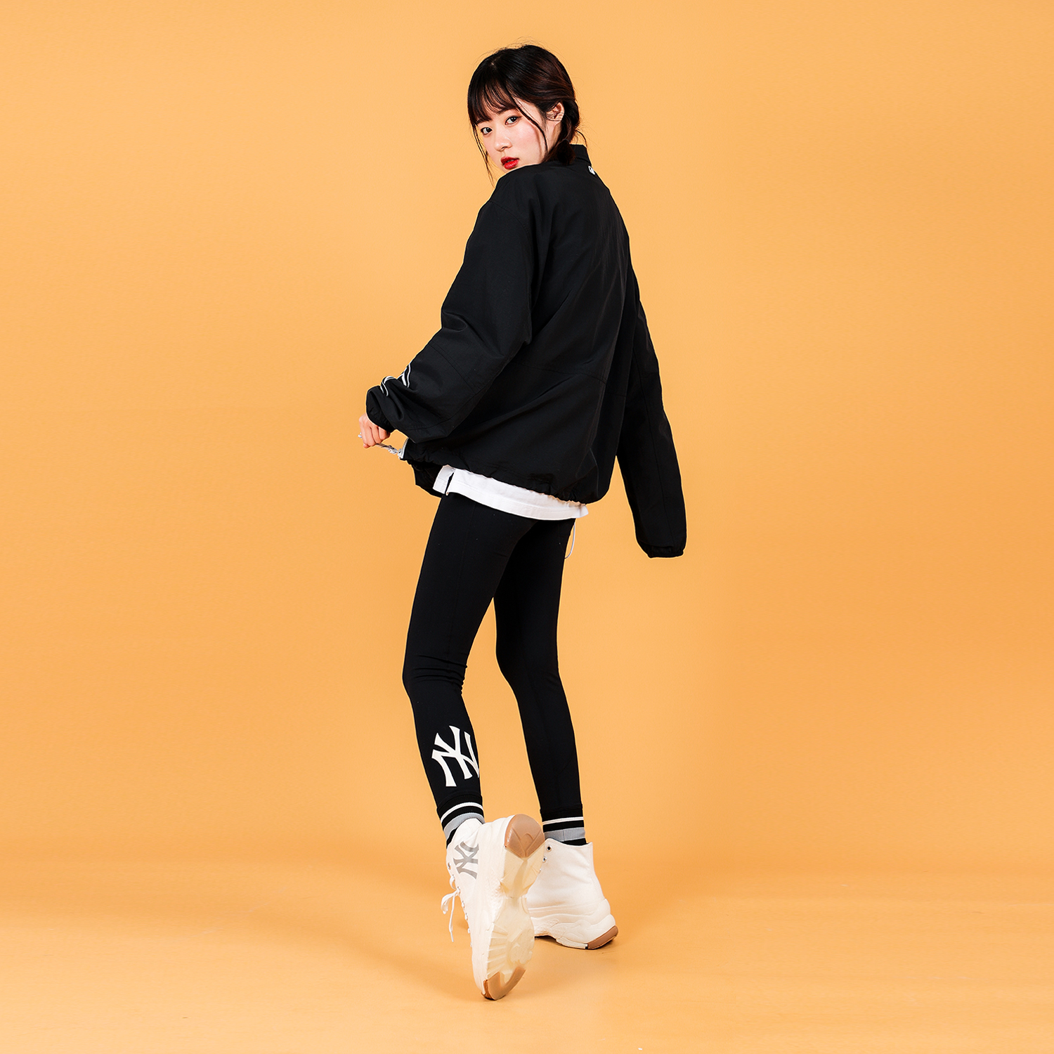 Purchase MLB New York Yankees Black Half-Zip Baseball Jacket Unisex 31JPU6131-50L