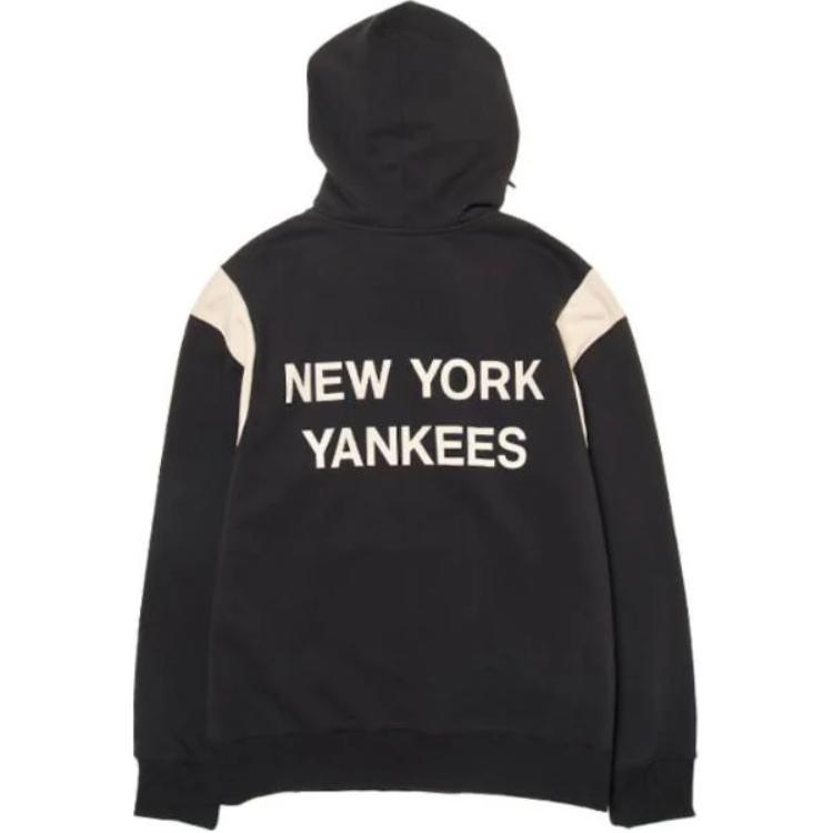 MLB New York Yankees Black Hoodie Pullover Sweatshirt Unisex 3AHDV0244-50BKS 圖 3